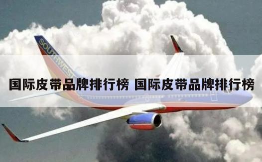 国际皮带品牌排行榜 国际皮带品牌排行榜
